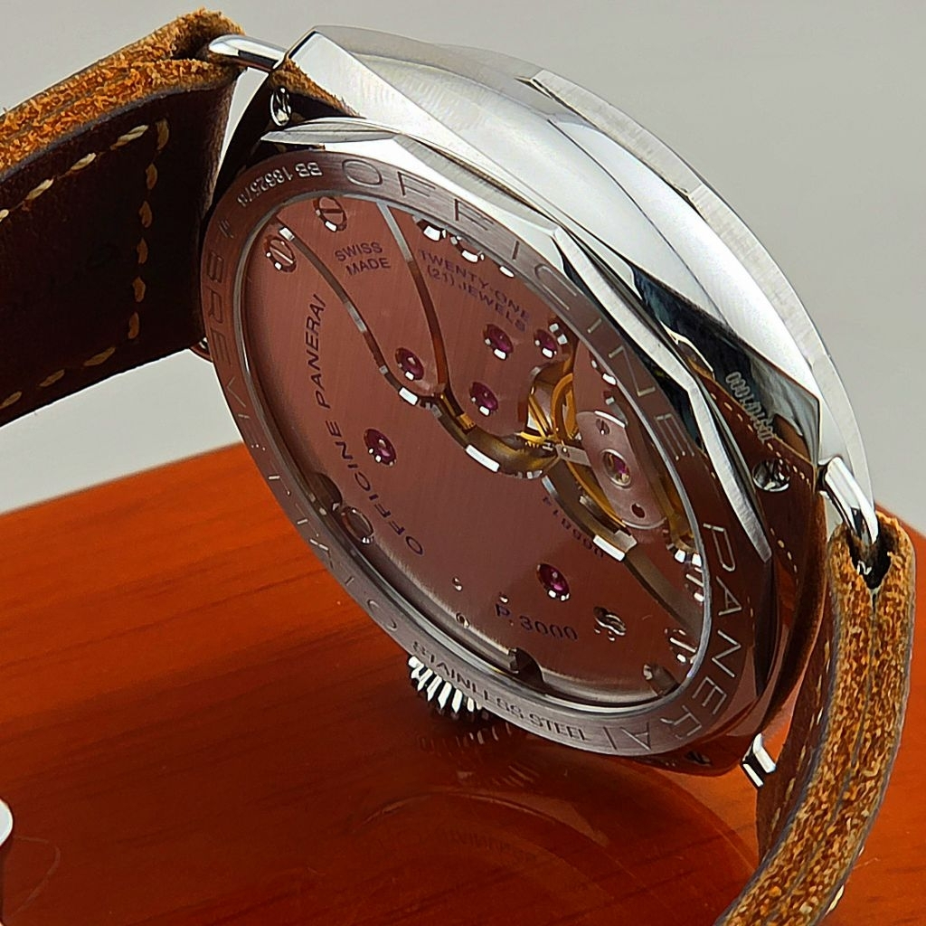 Panerai Radiomir 3 Days Acciaio Brevett Brown Dial Hand Wind Men Watch PAM00687 (Pam687) - Image 7