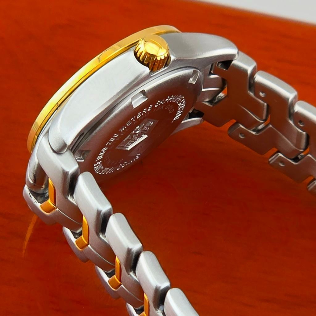 Tag Heuer Link Lady WJF1351 MOP Dial 18K Gold & Diamonds - Image 4