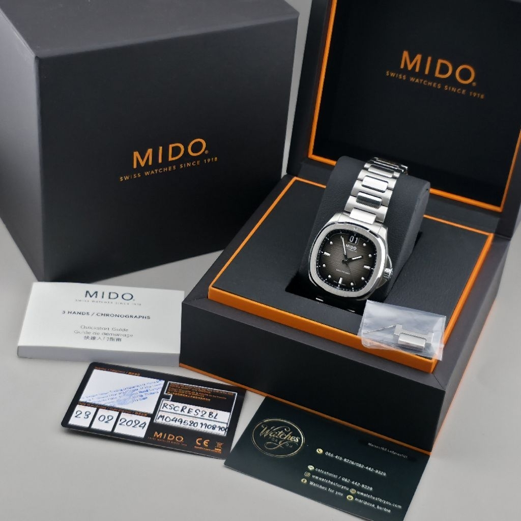 Mido Multifort TV Big Date M049.526.11.081.00 (สายสแตนเลส) - Image 7