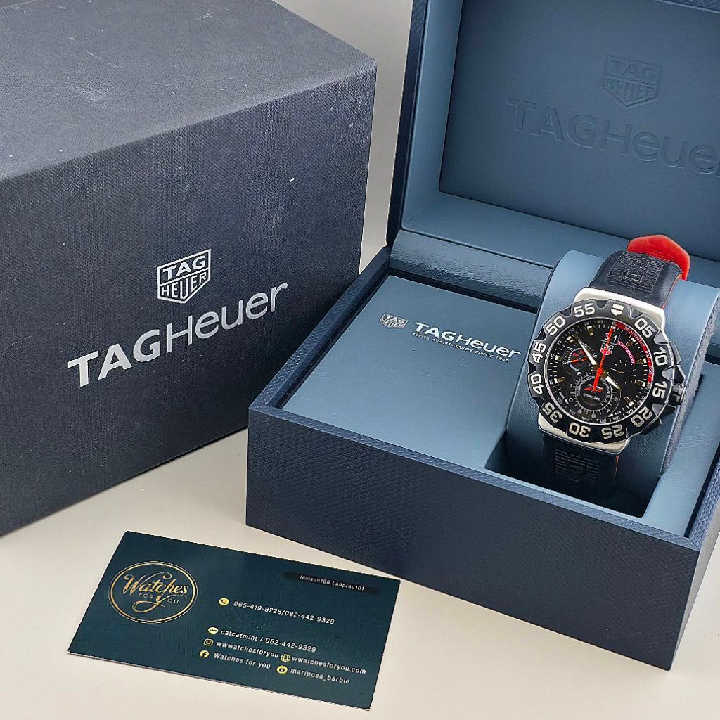TAG Heuer Formula 1 Grande Date Chronograph Kimi Räikkönen Limited Edition Ref. CAH1014 - Image 7