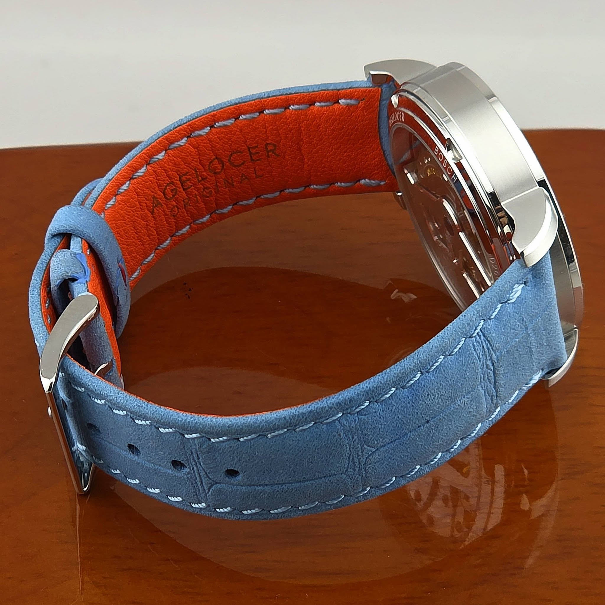 AGELOCER Original Moon Phase Automatic Starry Sky Blue Dial รหัสรุ่น: 6404E - Image 2