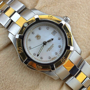 TAG Heuer 2000 Professional Lady Quartz 200 Meters Ref. WN1355-0 Steel And 18K Gold